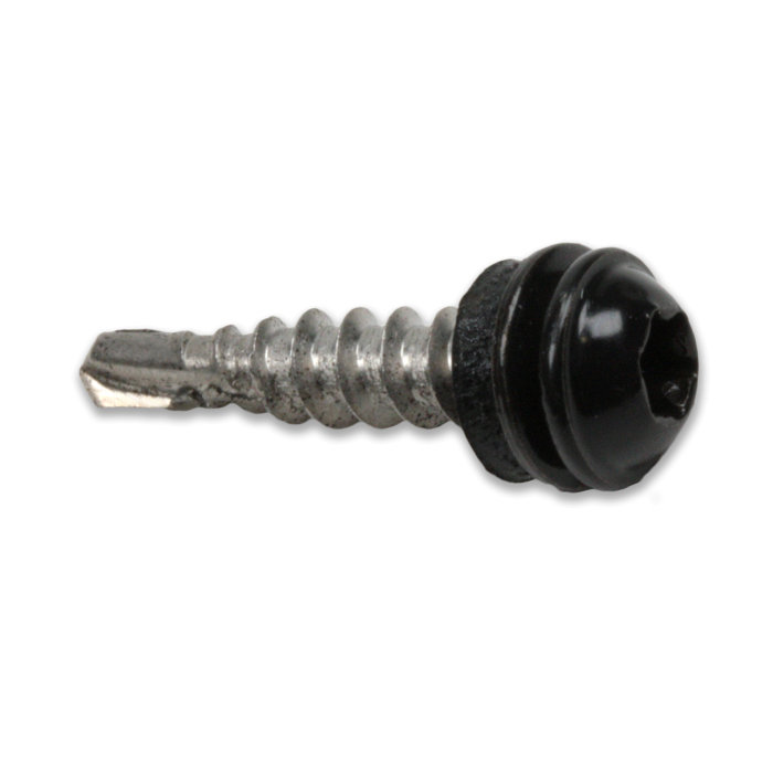 Vindskiveskruv Protect 4 Svart 4,2 x 25 mm 100-pack Heco